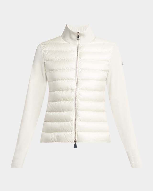 Combo Down Short Cardigan